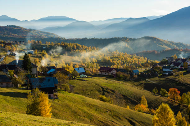 istock Rural landscape in Europe - autumn scenery 1079662836