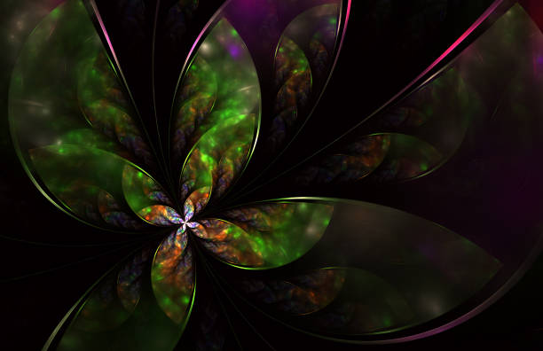 istock Extraordinary beautiful multi-colored stained-glass butterfly. 1079672858