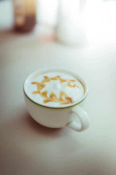 istock closeup of latte art coffee 1079684508