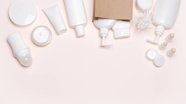 istock Buying cosmetics, beauty shopping background with copy space 1079686140