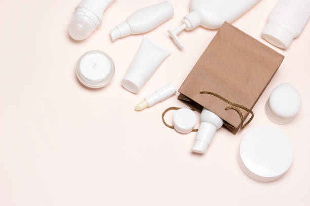 istock Buying cosmetics, beauty shopping background with copy space 1079688132
