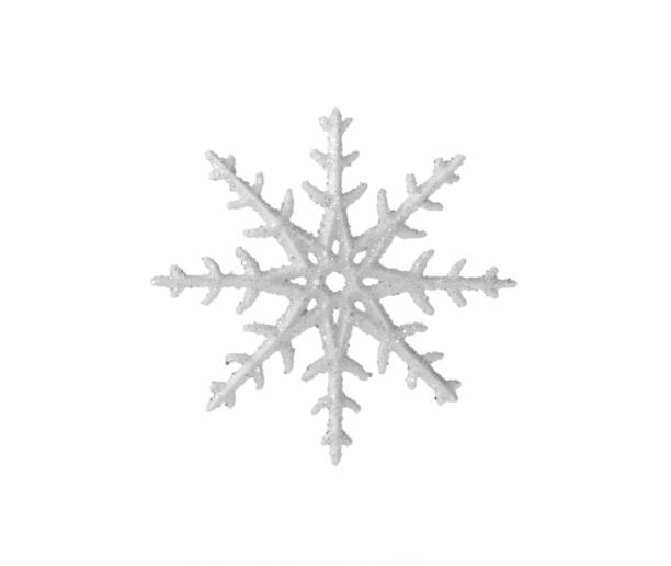 istock Christmas toy snowflake for the new year tree isolated on white 1079689564