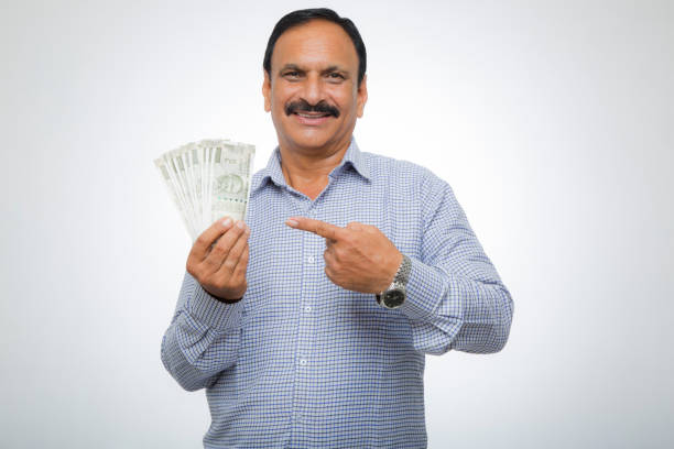 pessoa do governo indiano - banco de imagens - cheerful savings men one person - fotografias e filmes do acervo