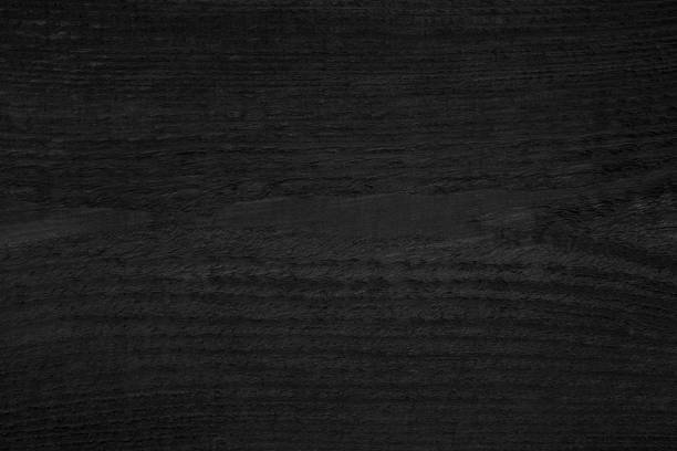 istock Black charcoal board, background of burnt wood texture. 1079698972