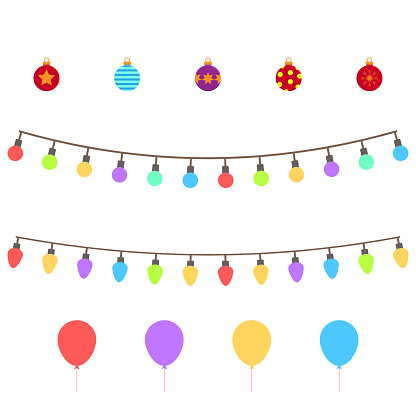 Ilustración de Conjunto De Símbolos De La Navidad Iconos De Navidad Colores  Aislados Sobre Fondo Blanco Transparente Atributos Tradicionales De La  Navidad Ilustración De Vector 10 Eps y más Vectores Libres de