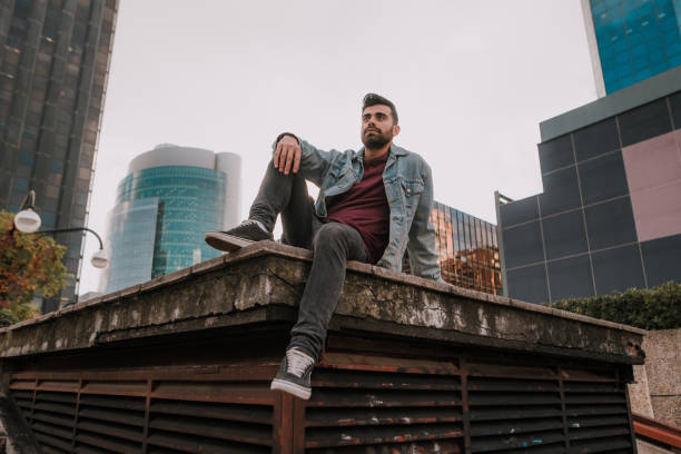 istock Young man at city 1079707460
