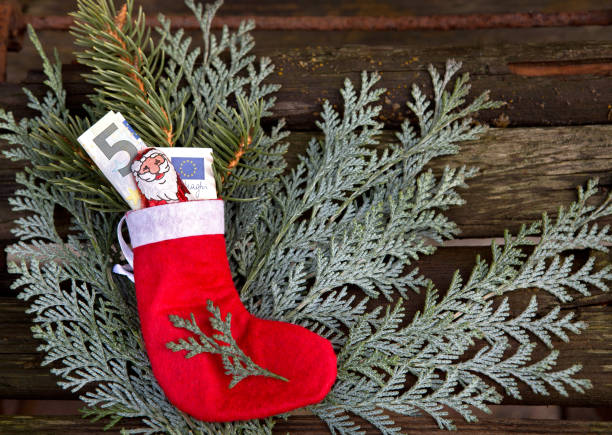 istock Christmas bonus in the boot 1079713554