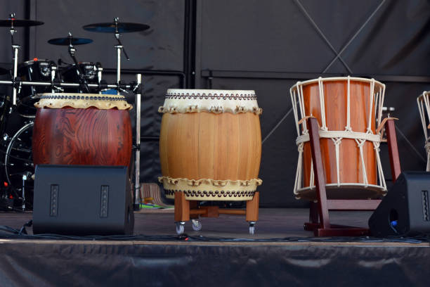 istock Japanese taiko drums 1079715954