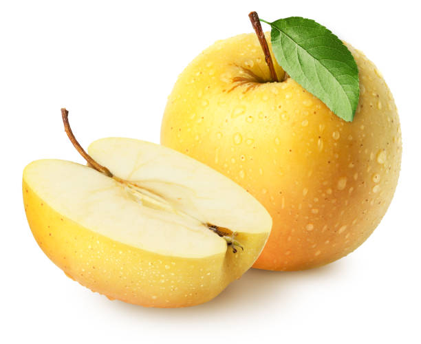 Golden apple stock illustration. Illustration of fruit - 8895146