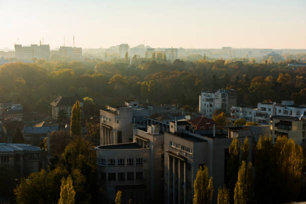 istock Autumn in Bucharest -from above 1079719250