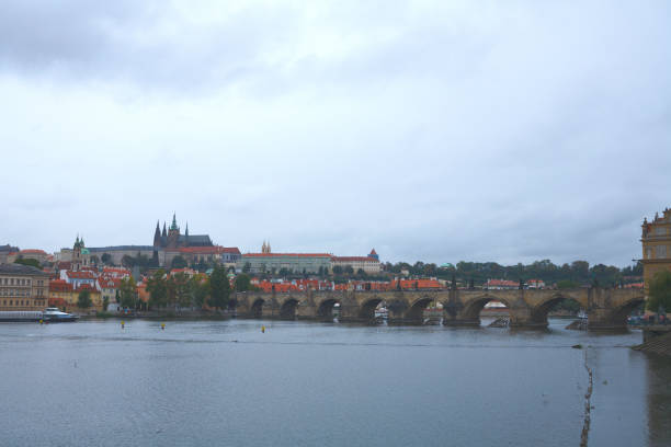 istock Czech Republic. Prague. Panorama of Charles bridge 1079719772