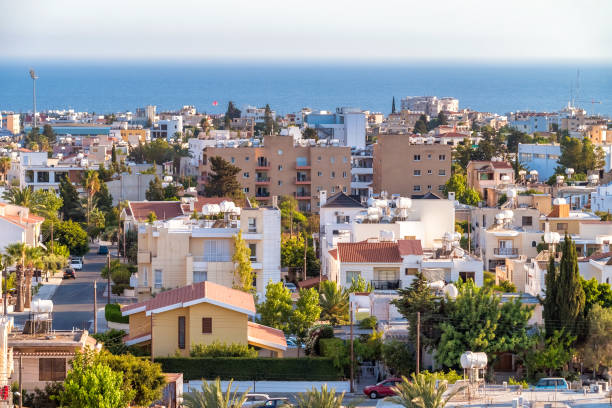 istock Paphos rooftop cityscape, Cyprus 1079722176