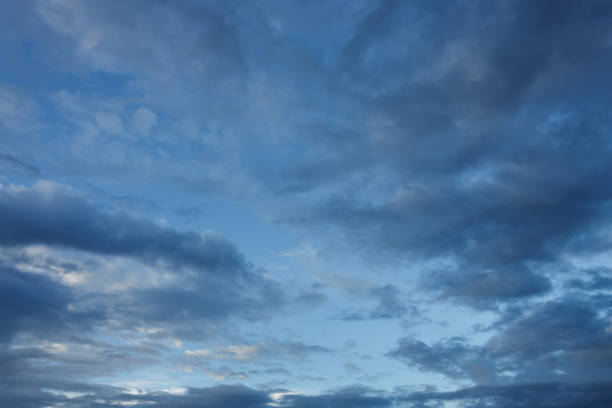 dramatic moody dark storm cloud sky used image for a bad day background