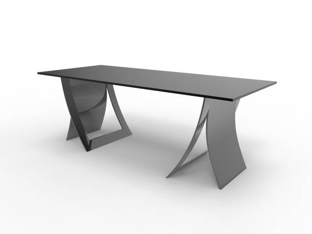 istock 3D Render of a unique desk design 1079736604