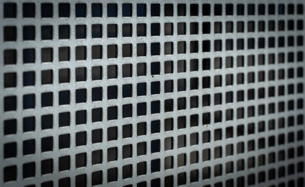 istock Full Frame Shot Of Metal Grate 1079739584