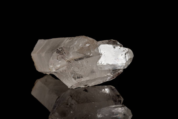 istock Macro mineral stone rhinestone on a black background 1079742526