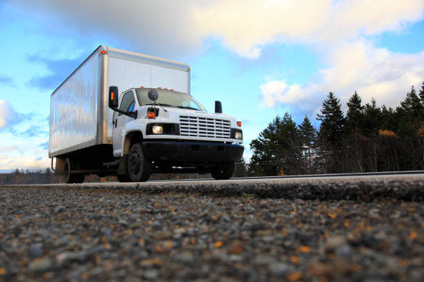 istock Truck on highway 1079755210