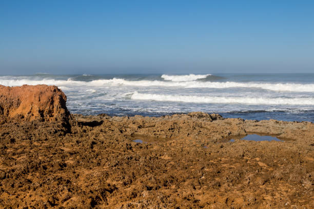 istock Rocky Atlantic ocean coast beach, Morocco 1079755500