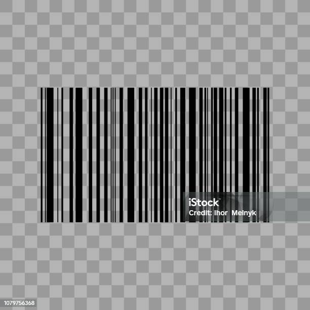 Barcode Isolated On Transparent Background Stock Illustration ...