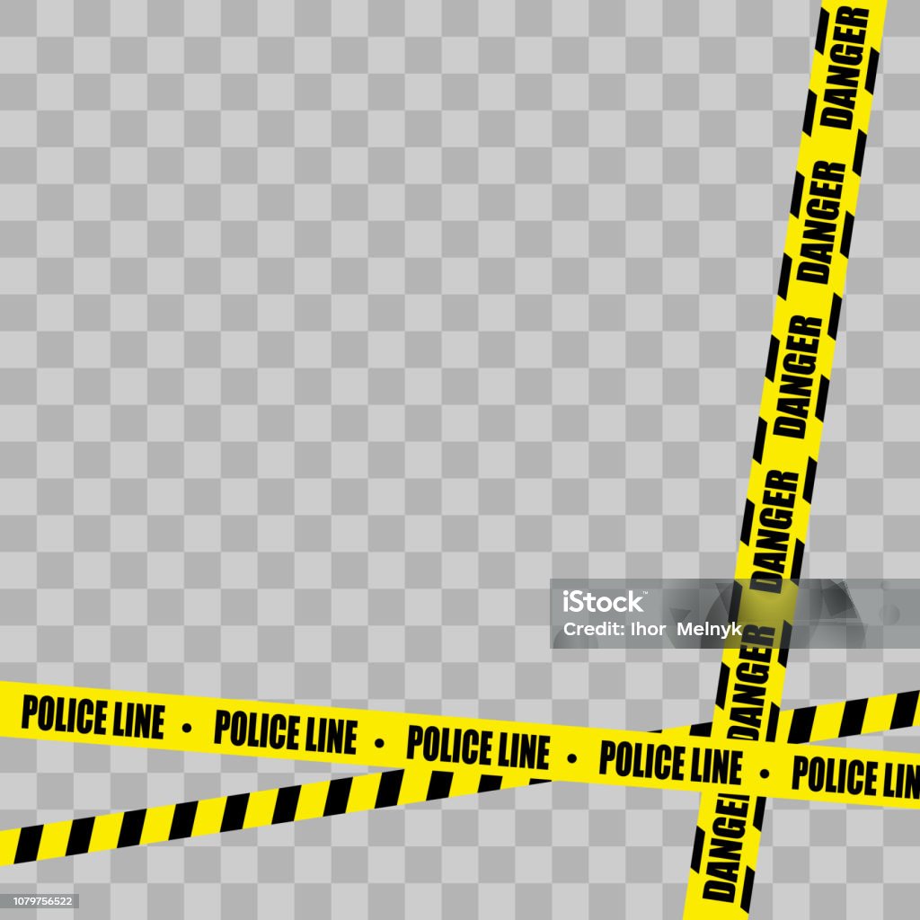 Police Line Abstract Police Line Set Danger Stock Illustration - Download Image Now ...