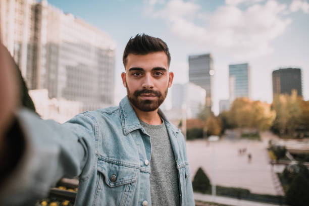 Selfie of a young man
