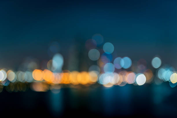 istock Unfocused City lights at night 1079756918