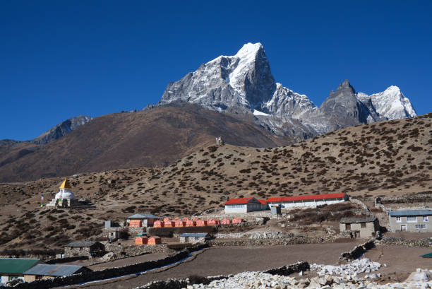 istock Dingboche village on the way to Everest base camp, Nepal 1079759520