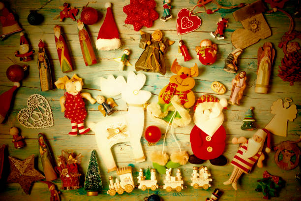 istock Christmas and New Year background with decorations 1079762680