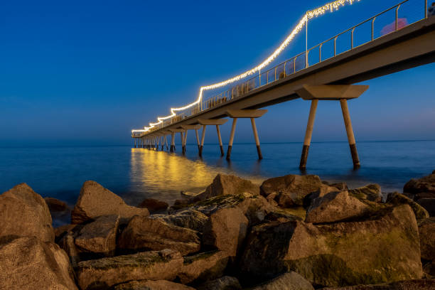 istock Lights in Pont del Petroli for christmas 1079763322