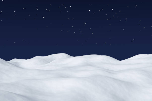 istock White snow field at night arctic winter landscape 1079776074