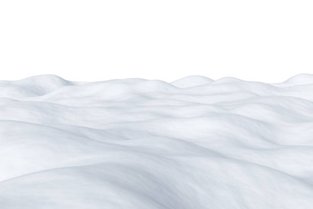 istock White snowy field isolated. 1079777342