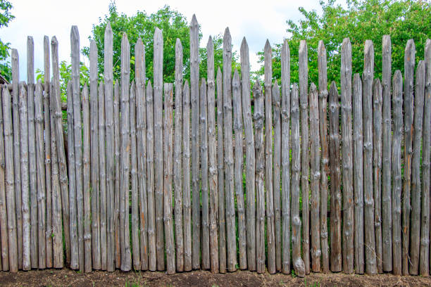istock Vintage wooden fence 1079781586