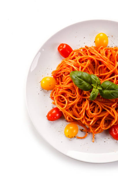 istock Pasta, pesto sauce and vegetables 1079782420
