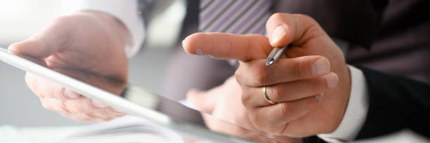 istock Two businessman are looking and 1079786488