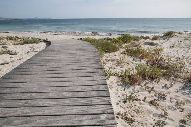 istock Footpath at Larino Beach, Coruna; Galicia 1079791908