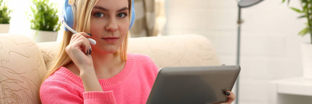 istock young beautiful blond woman sit on 1079797484