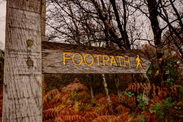 istock English Country Footpath Sign 1079798742