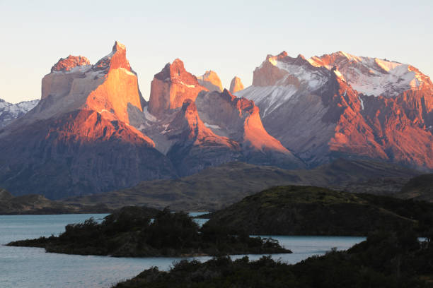 istock Sunrise at Torres del Paine 1079802674