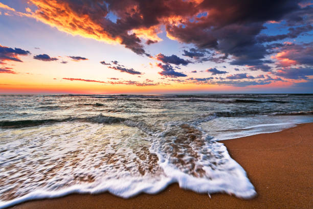 istock Amazing sunset landscape. 1079813444