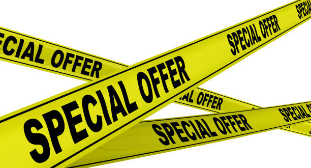 istock Special offer. Yellow warning tapes 1079825680