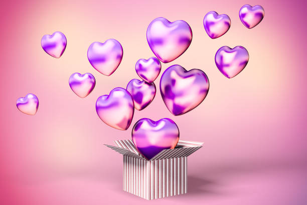istock Many pink balloons in box, pink 1079827614