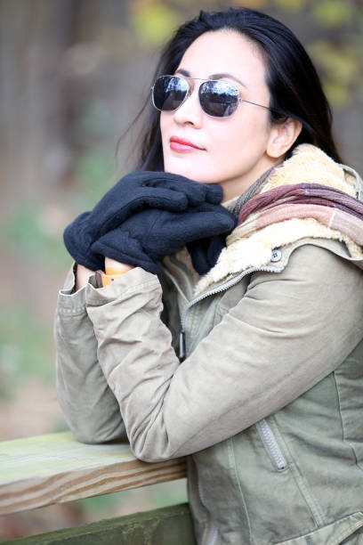 Woman enjoying some recreational time outdoors.