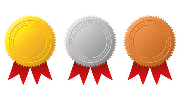 istock Award medals-gold, silver and bronze. Gold seal. Vector 1079836908