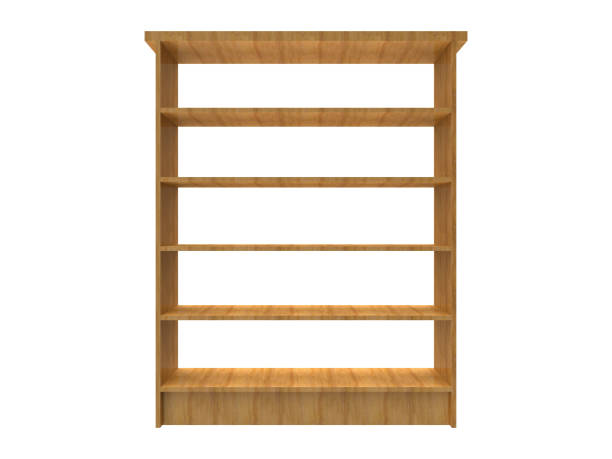 istock Wide Shelf isolated on a white background 1079838832