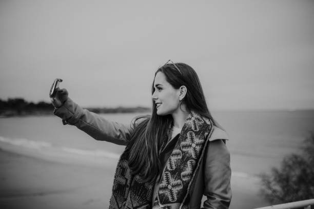 istock Young woman taking her selfie picture 1079841714