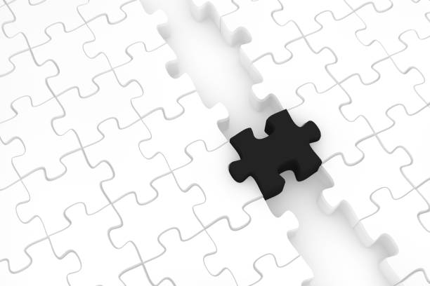 istock Jigsaw puzzle pieces, Leadership and teamwork concept background 1079843446