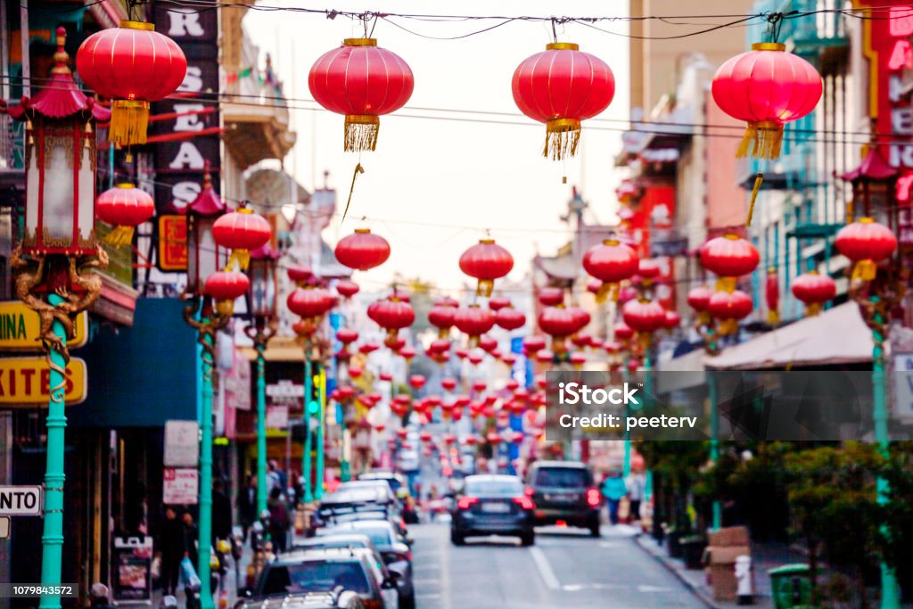 Chinatown - San Francisco Chinatown - San Francisco.
California, USA San Francisco - California Stock Photo