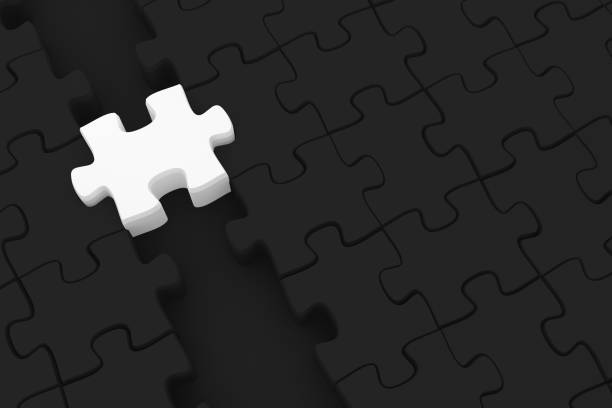 istock Jigsaw puzzle pieces, Leadership and teamwork concept background 1079847186