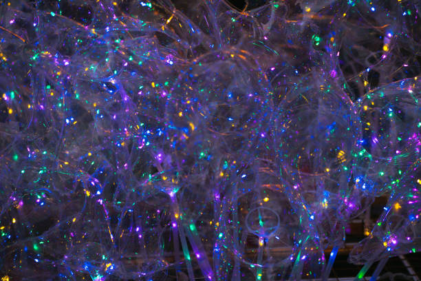 istock Balloons filled with led lights at Christmas 1079847302