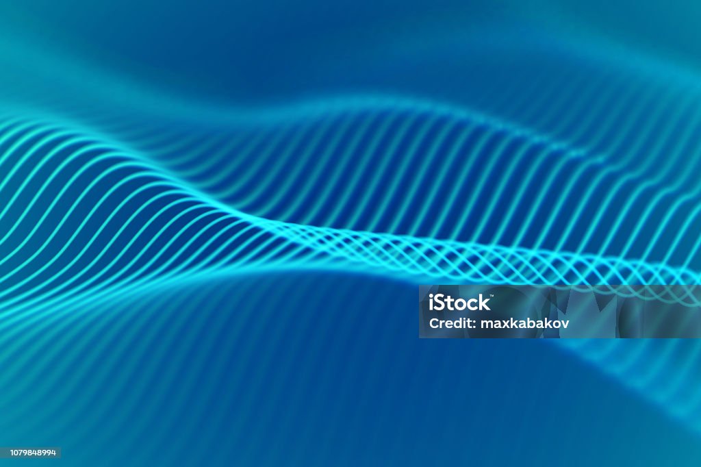 Visual Suara Gelombang Suara 3d Equalizer Audio Visual Visualisasi Abstrak Big Data ...